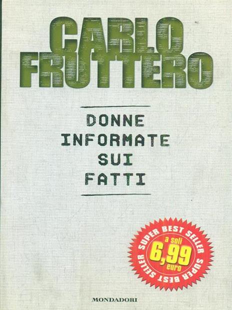 Donne informate sui fatti - Carlo Fruttero - copertina