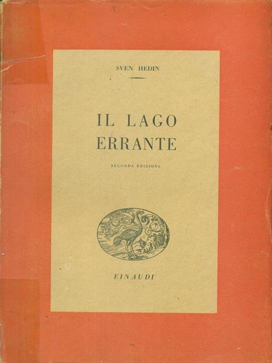 Il  lago errante - Sven Hedin - copertina