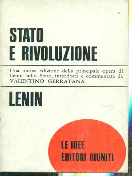 Stato e rivoluzione - Lenin - copertina