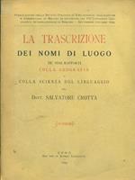 La trascrizione dei nomi di luogo