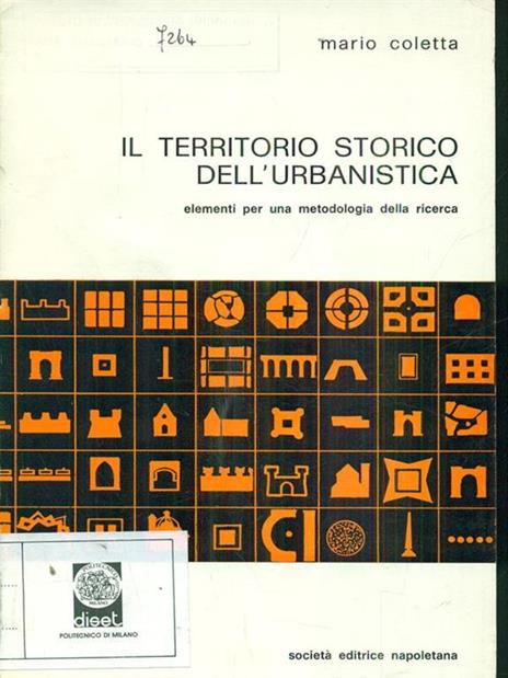 Il territorio storico dell'urbanistica - Mario Coletta - copertina
