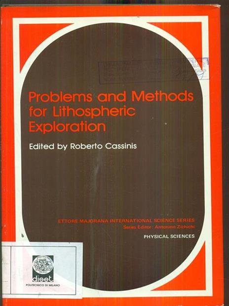 Problems and methods for lithospheric exploration - Roberto Cassinis - 2
