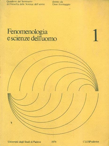 Fenomenologia e scienze dell'uomo - 3