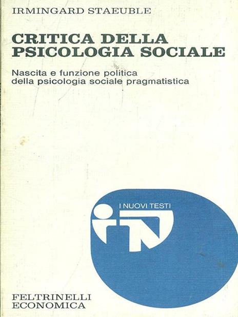 Critica della psicologia sociale - 2