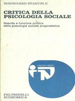 Critica della psicologia sociale