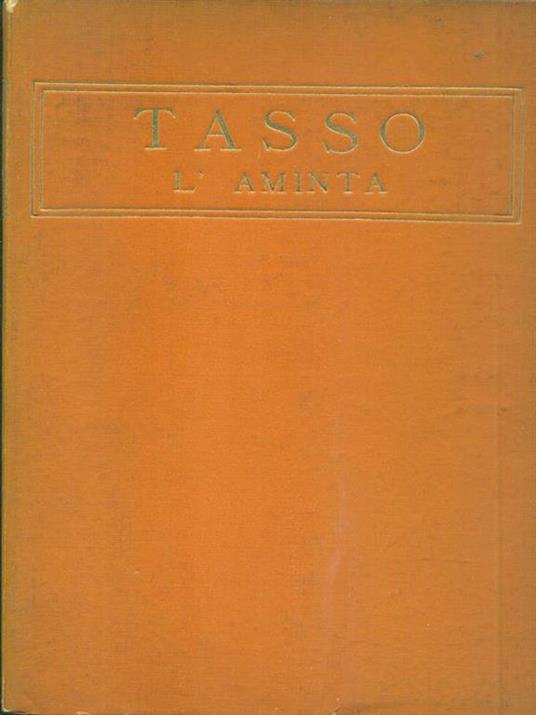 L' Aminta e il Torrismondo - Torquato Tasso - copertina