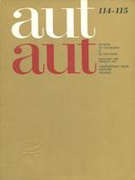 Aut aut n. 114-115 / novembre 1969-gennaio 1970