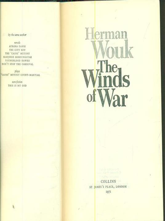 The winds of war - Herman Wouk - 7