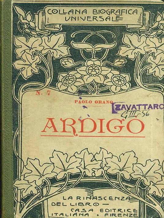 Ardigò - Paolo Orano - 2