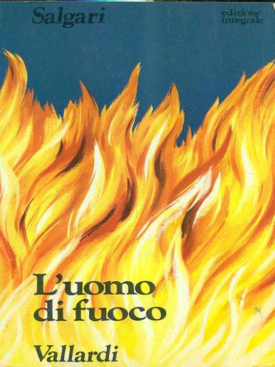 L' uomo di fuoco - Emilio Salgari - copertina