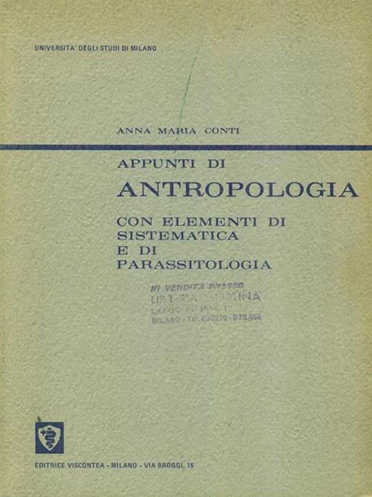 Appunti di antropologia - Anna M. Conti - 7