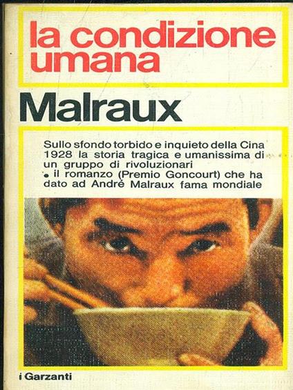 La condizione umana - André Malraux - copertina