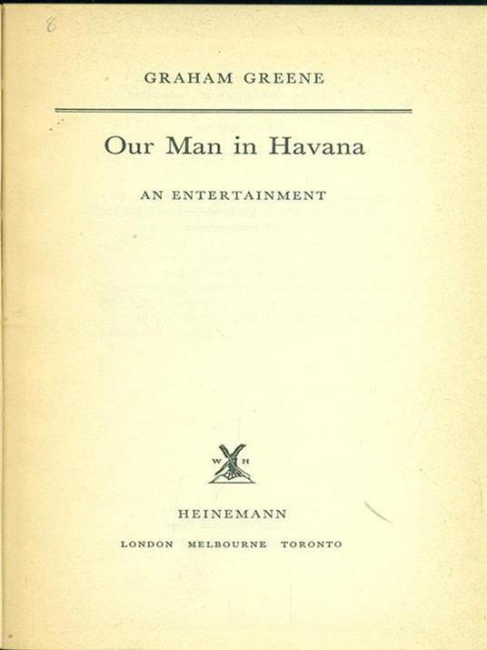 Our Man in Havana - Graham Greene - copertina