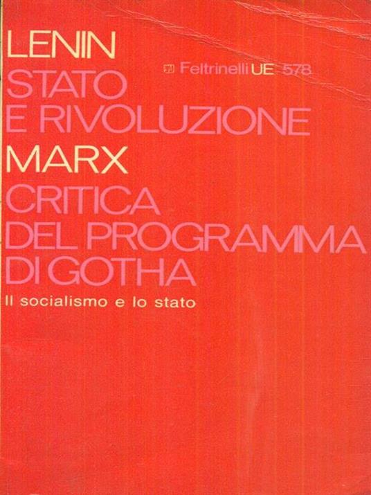 Stato e Rivoluzione - Lenin - copertina