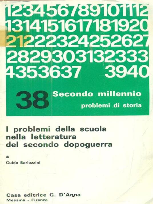 I problemi della scuola nella letteratura del secondo dopoguerra - 3