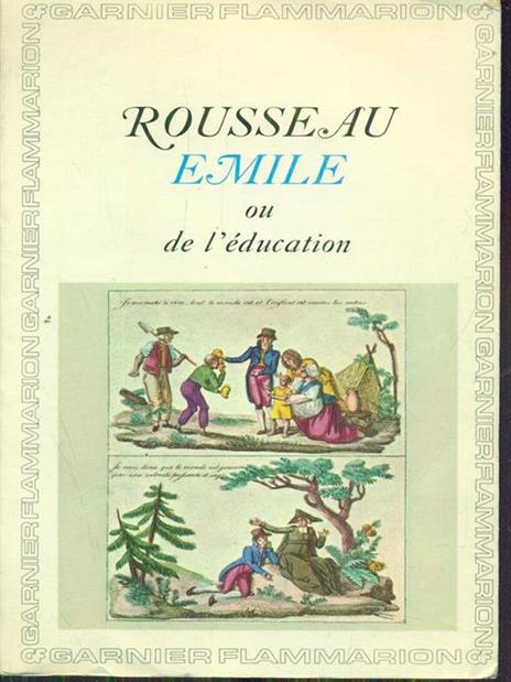 Emile ou de l'education - Jean-Jacques Rousseau - copertina