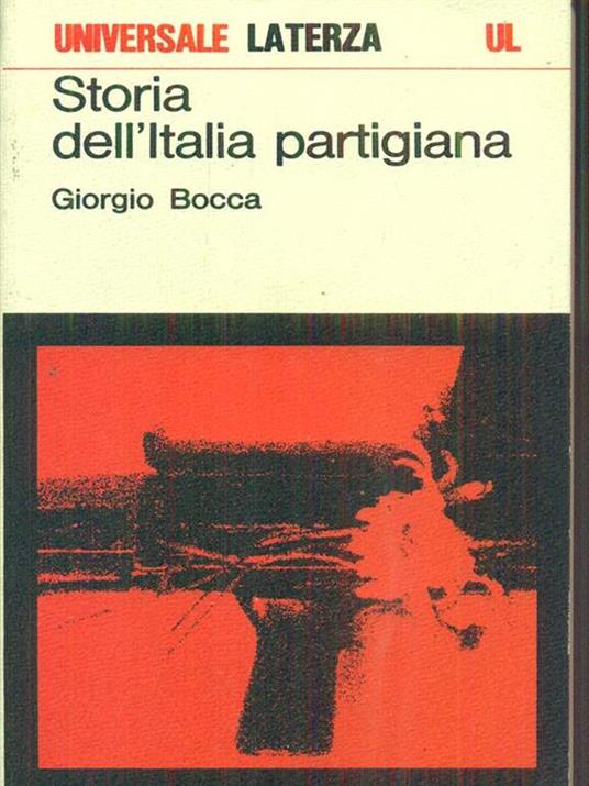 Storia dell'Italia partigiana - Giorgio Bocca - copertina