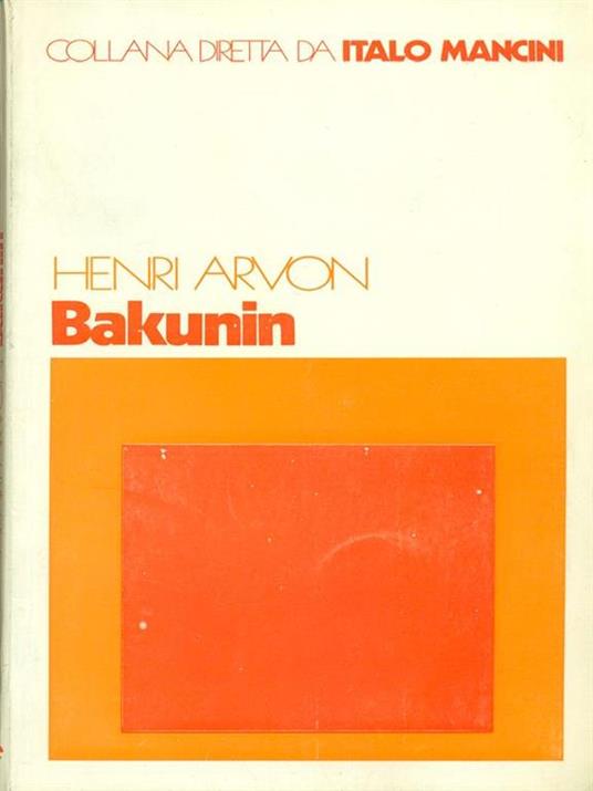 Bakunin - Henri Arvon - copertina