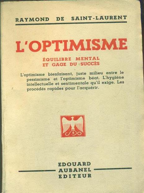 L' optimisme - Raymond de Saint-Laurent - 2