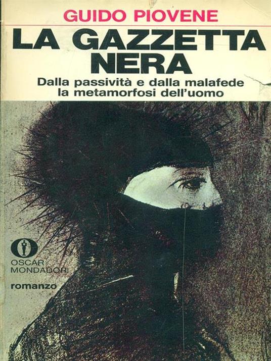 La gazzetta nera - Guido Piovene - copertina