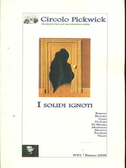 Circolo Pickwick 1 / febbraio 2008 I solidi ignoti - copertina