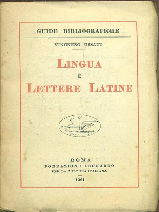Lingua e Lettere Latine - Vincenzo Ussani - 2