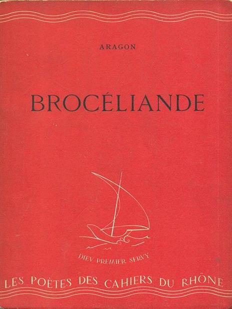 Brocéliande - Louis Aragon - copertina