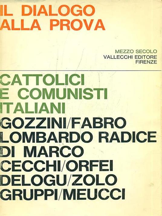 Il dialogo alla prova - Mario Gozzini - copertina