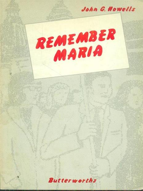 Remember Maria - copertina