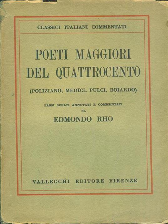 Poeti maggiori del quattrocento - 10