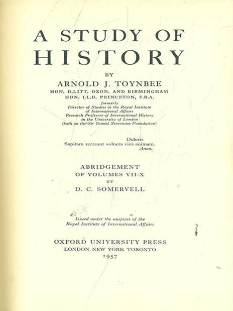 A study of history - Arnold J. Toynbee - 4