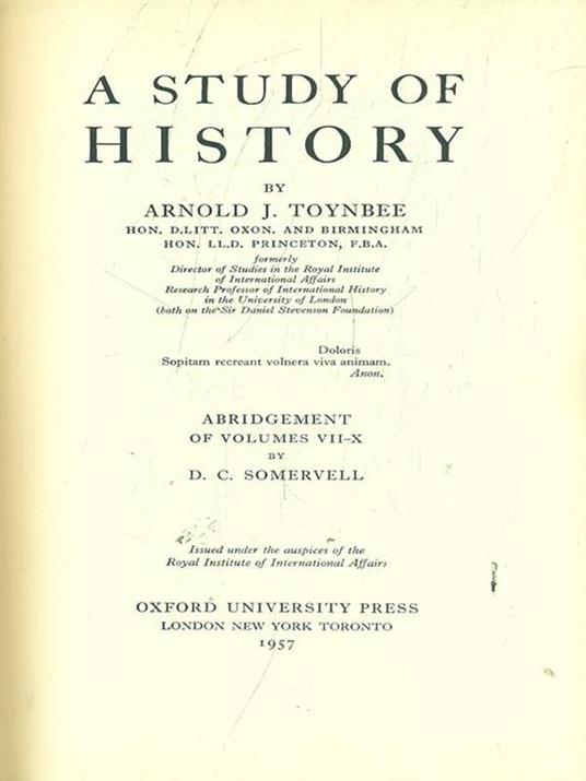 A study of history - Arnold J. Toynbee - 10