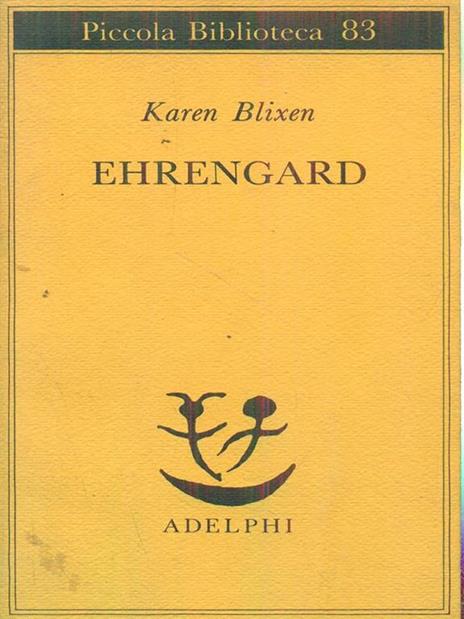 Ehrengard - Karen Blixen - copertina