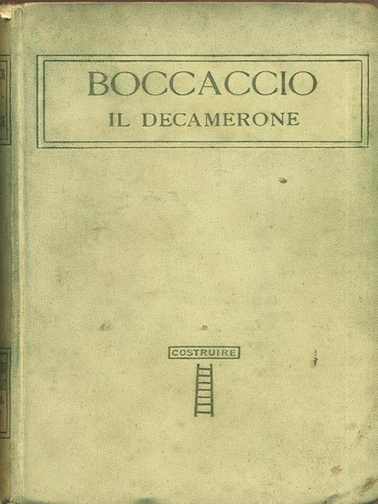 Il Decamerone - Giovanni Boccaccio - copertina