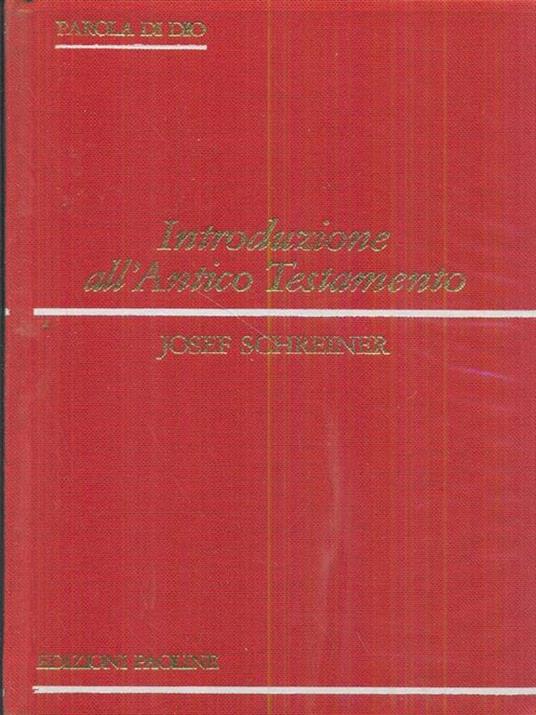 Introduzione all'Antico testamento - copertina