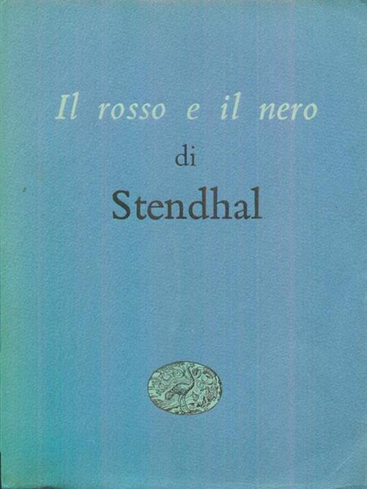 Il rosso e il nero - Stendhal - copertina