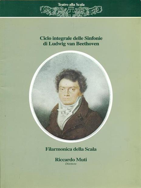 Ciclo integrale delle sinfonie di Ludwig van Beethoven Stagione 1997/98 - Riccardo Muti - copertina