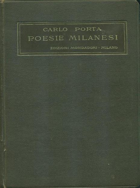 Poesie milanesi - Carlo Porta - 10