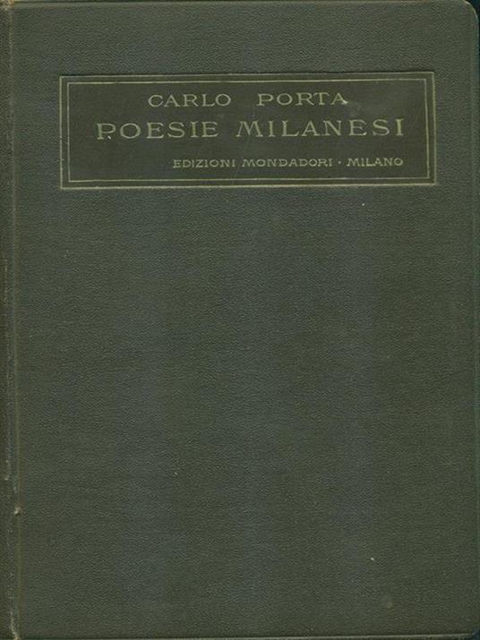 Poesie milanesi - Carlo Porta - 5