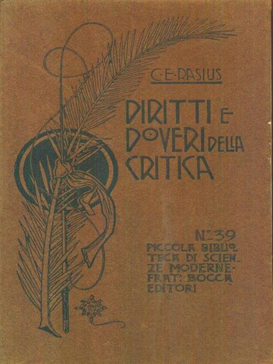 Diritti e doveri della critica - C. E. Rasius - 10