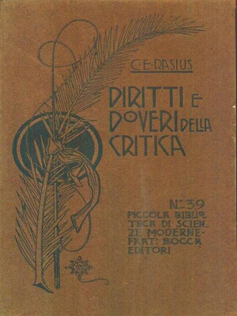 Diritti e doveri della critica - C. E. Rasius - 9