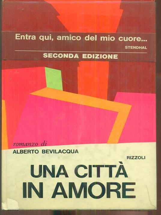 Una città  in amore - Alberto Bevilacqua - copertina