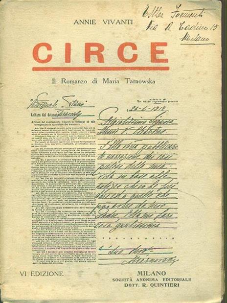 Circe. Il romanzo di Maria Tarnowska - Annie Vivanti - 3