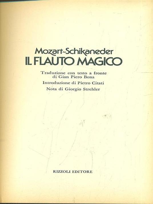 Il flauto magico - Wolfgang Amadeus Mozart,Schikaneder - 4
