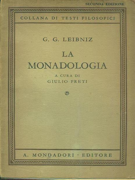 La Monadologia - Gottfried W. Leibniz - 2