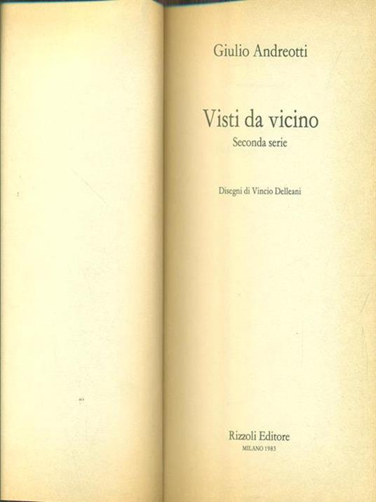 Visti da vicino seconda serie - Giulio Andreotti - 8