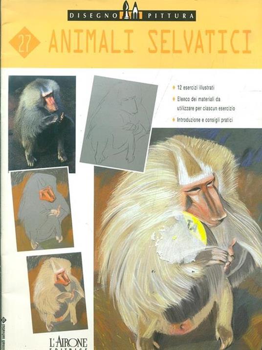 Disegno pittura 27. Animali selvatici - copertina