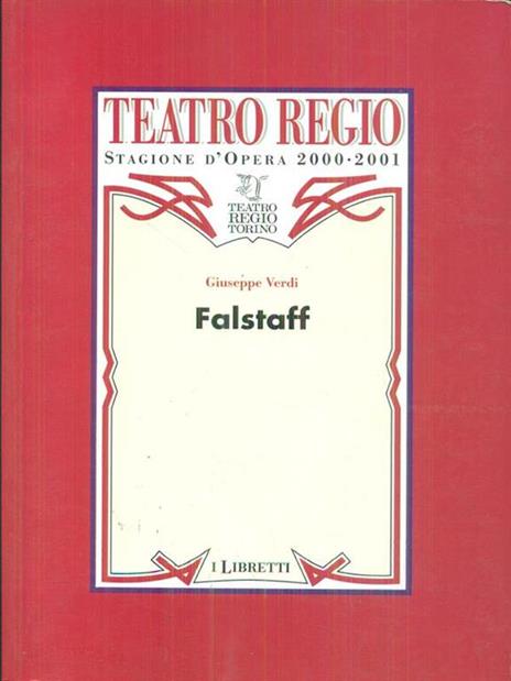 Falstaff. Giuseppe Verdi. Stagioned'Opera 2000-2001 - 10