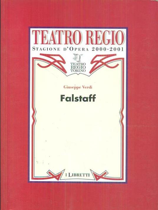 Falstaff. Giuseppe Verdi. Stagioned'Opera 2000-2001 - 10