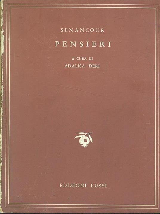 Pensieri - copertina